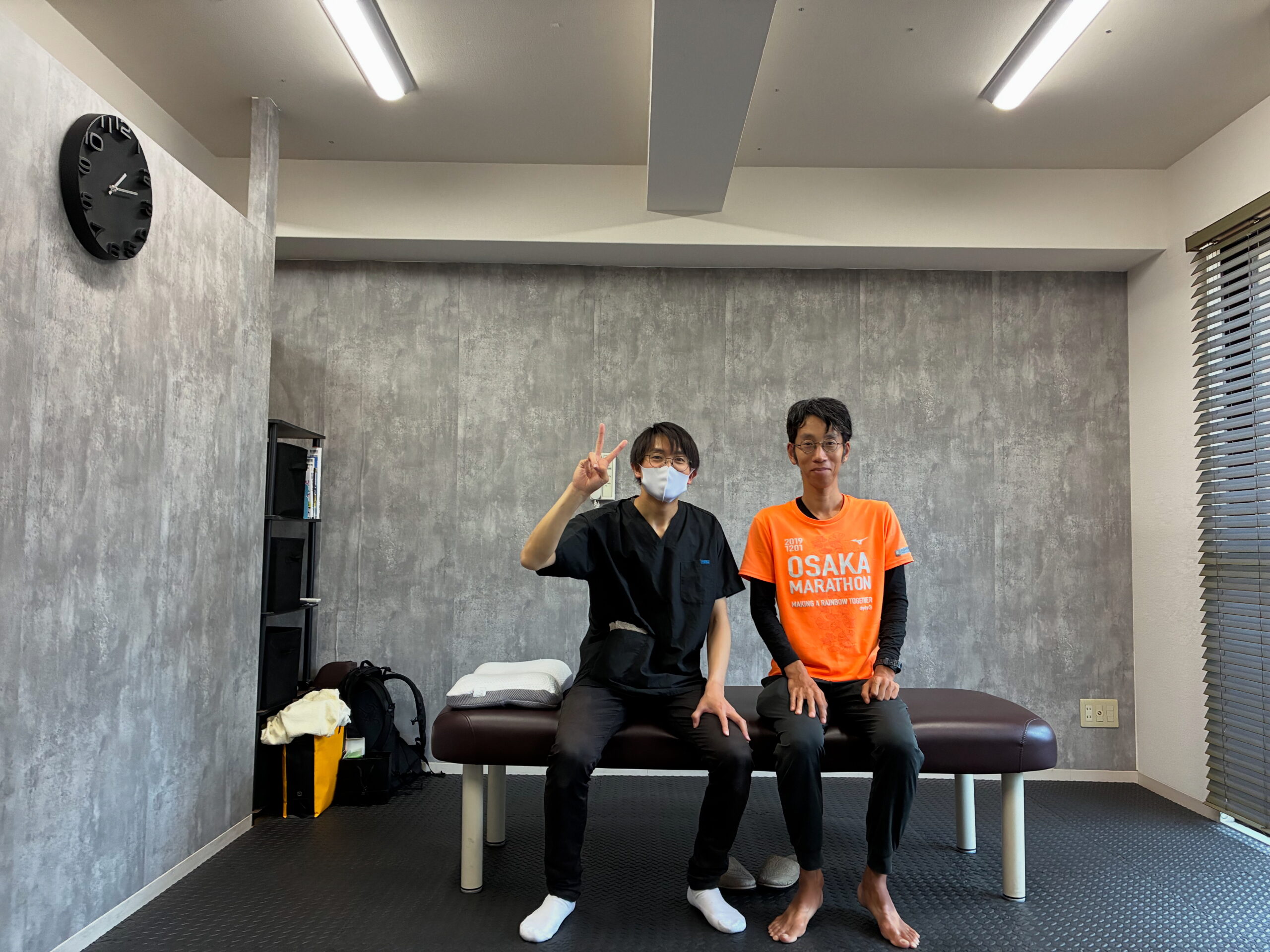 ランナーさんのお体をお借りしました（モニター施術）